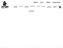 Tablet Screenshot of chefrubber.com